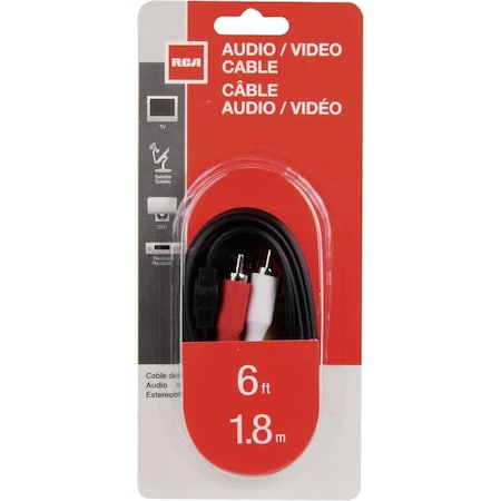 Rca 6 Ft. Black Audio/Video Dubbing Cable VH84R1